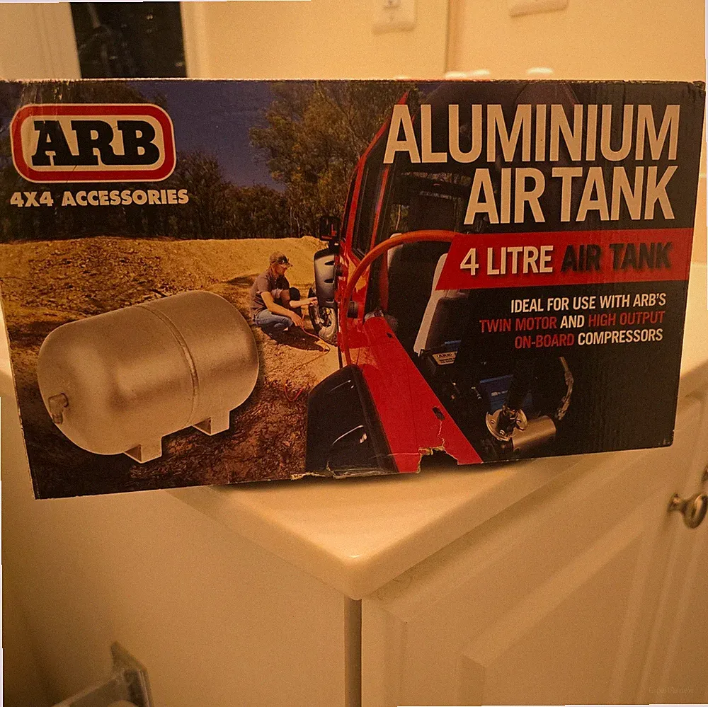ARB 4x4 Accessories Aluminum 1 Gal 150 PSI Compressor Air Tank w/ 4 Ports 171507