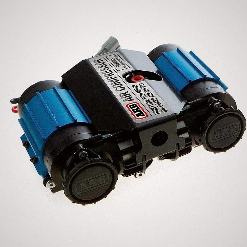 ARB MAXIMUM OUTPUT TWIN MOTOR ONBOARD UNIVERSAL AIR COMPRESSOR 12V (CKMTA12)