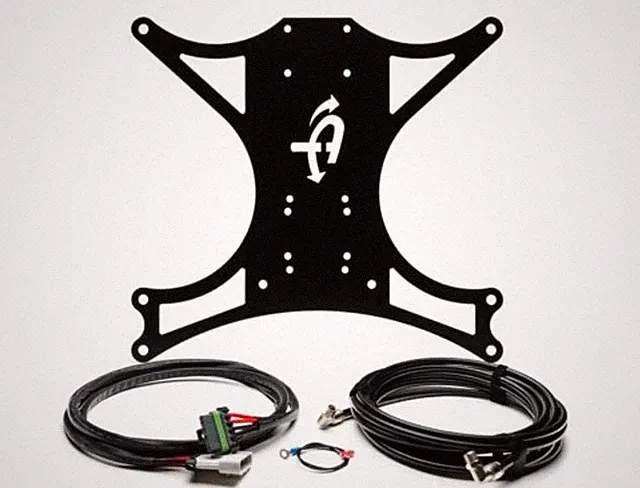 OVS 07-18 Wrangler JK Compressor Mount & Connection Kit ARB Air Compressor Black